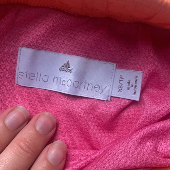 Adidas Stella McCartney orange running short XS - Picture 2 of 4